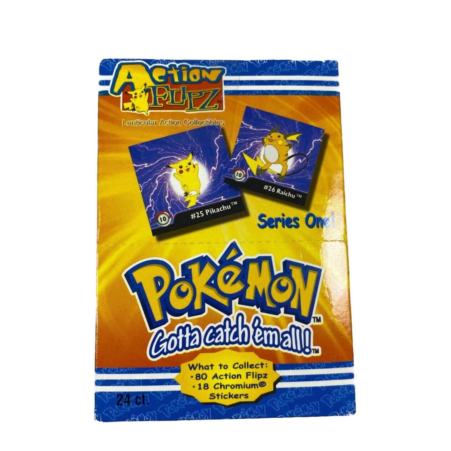 1999 Pokémon Artbox Action Flipz Series One Booster Box