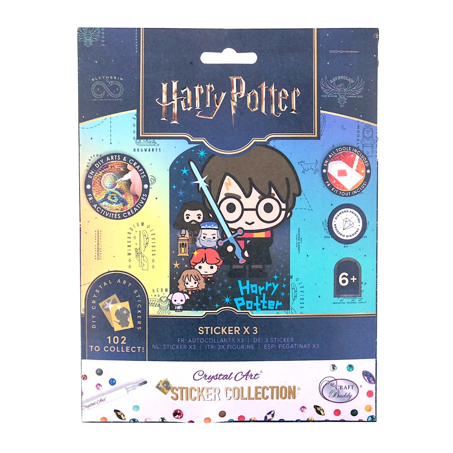 Craft Buddy Harry Potter Crystal Art Sticker Pack