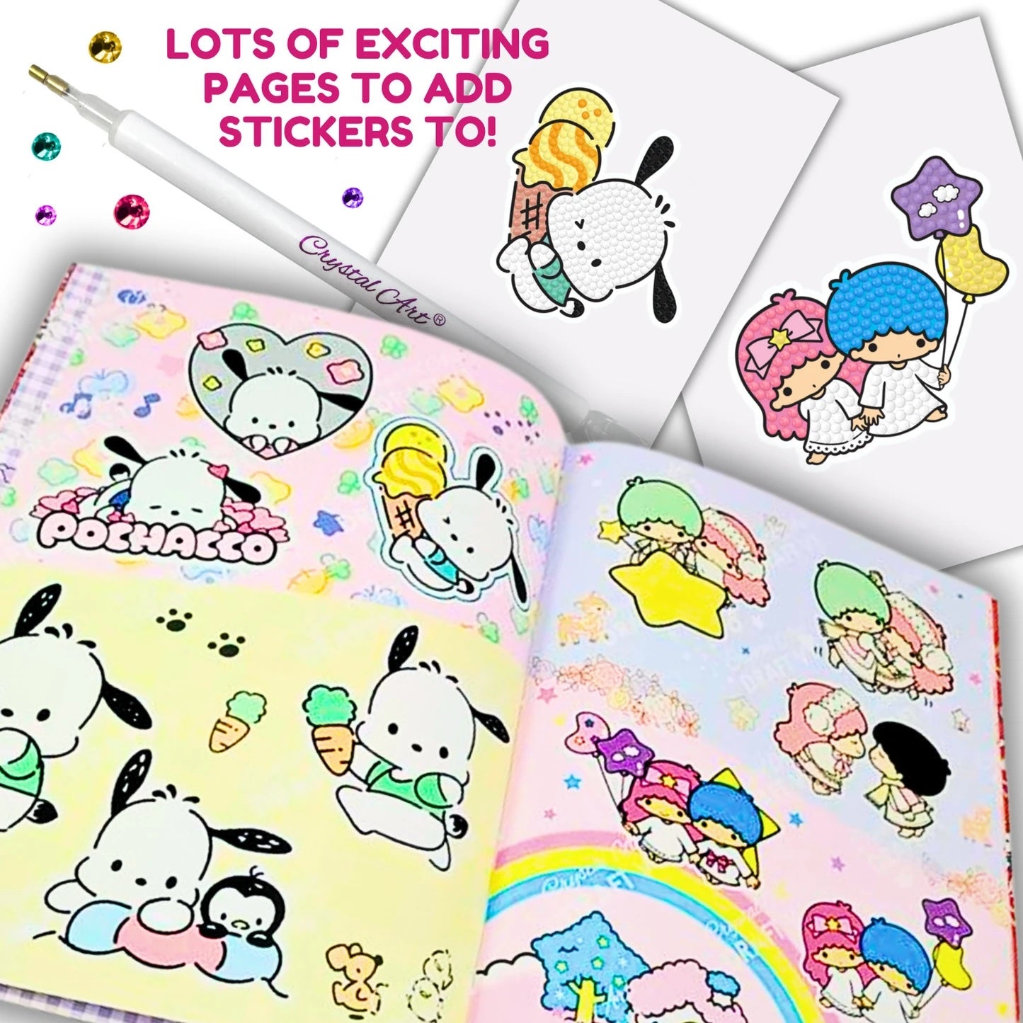 Craft Buddy Hello Kitty & Friends Crystal Art Starter Pack
