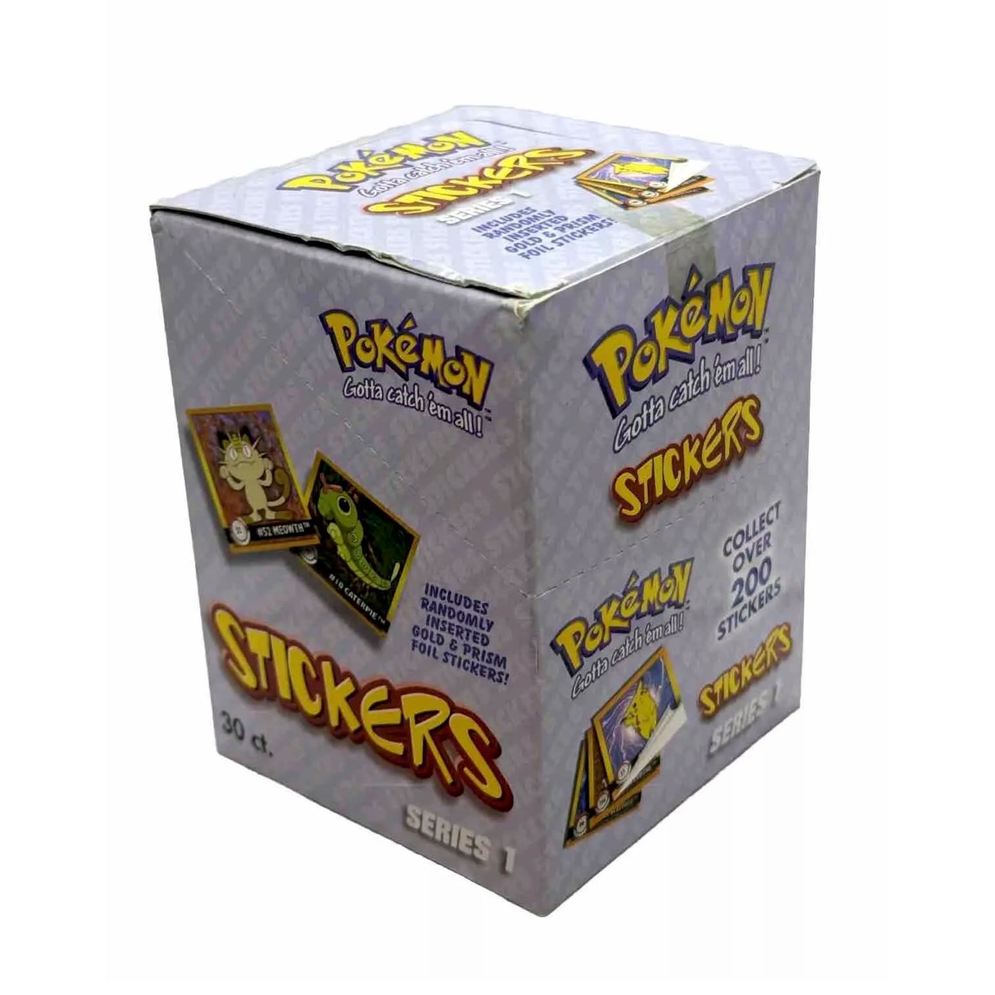 1999 Pokémon Artbox Stickers Series 1 Display Box