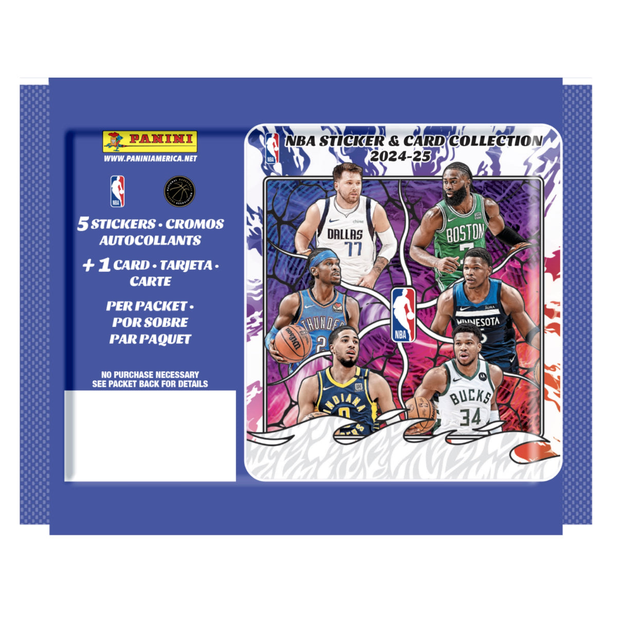 2024-25 Panini NBA Sticker & Card Collection Factory Sealed Pack
