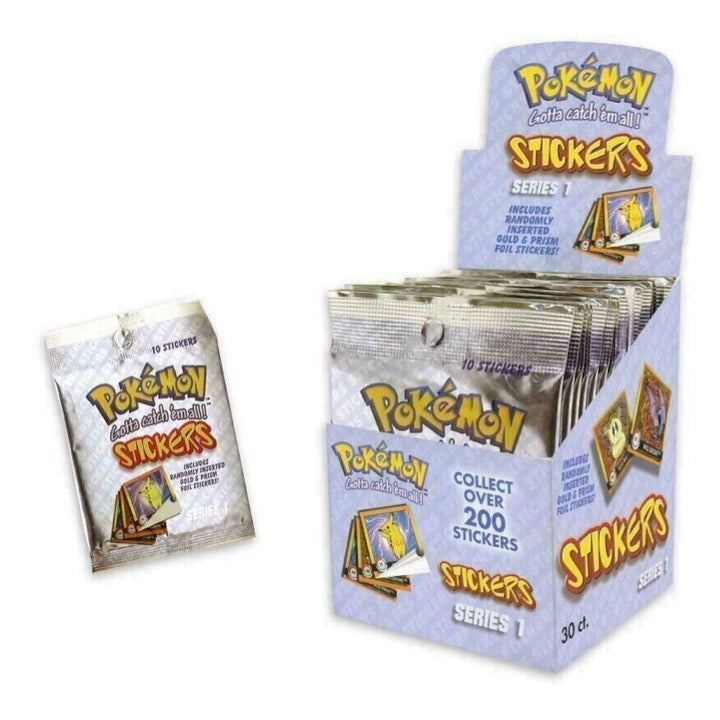1999 Pokmon Artbox Stickers Series 1 Factory Sealed Booster Pack CardFaire 1999 Pokmon Artbox Stickers Series 1 Factory Sealed Booster Pack CardFaire