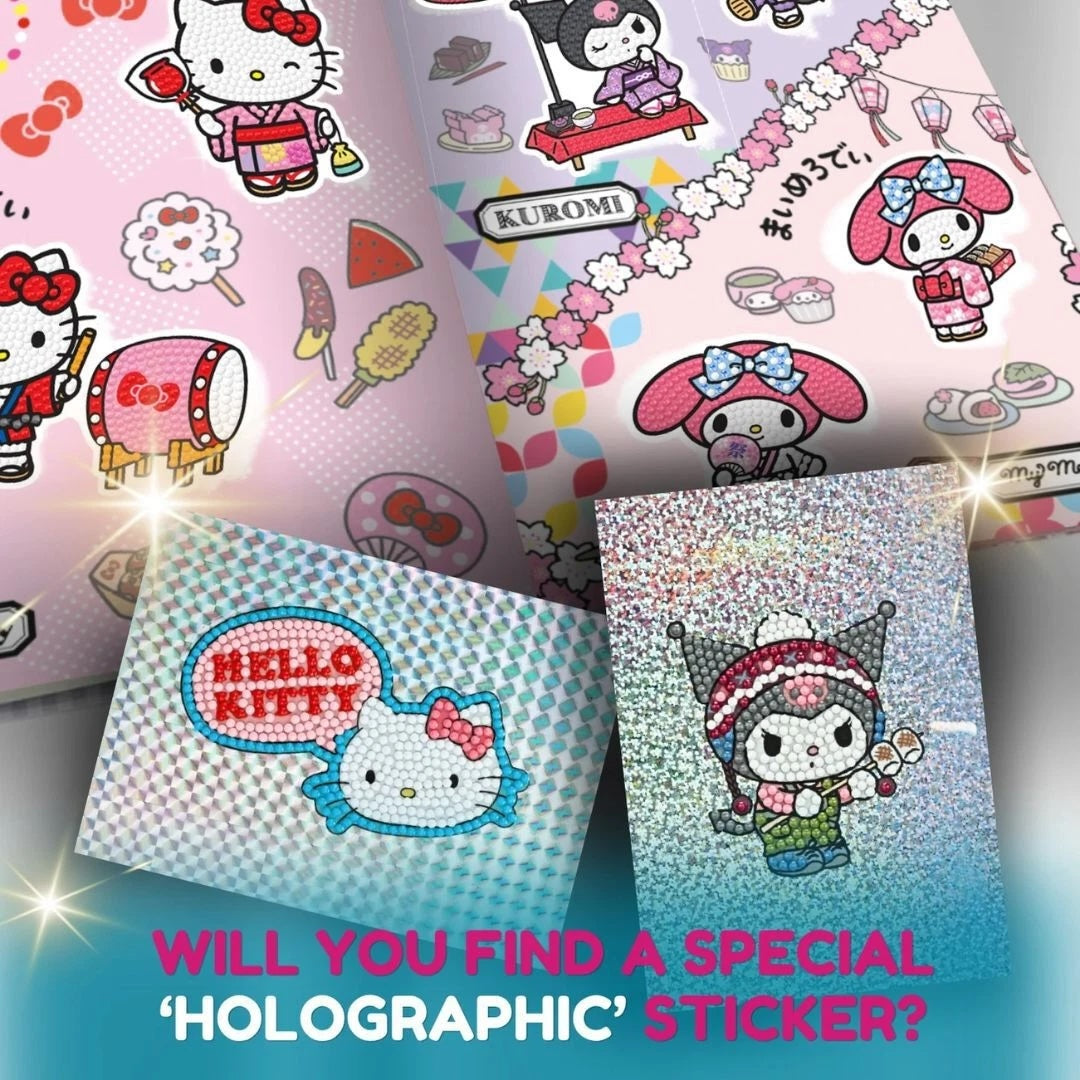 Craft Buddy Hello Kitty & Friends Crystal Art Sticker Pack