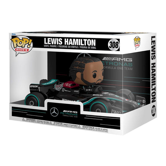 Formula 1 Mercedes Lewis Hamilton Super Deluxe Funko Pop! Ride Vinyl Vehicle #308