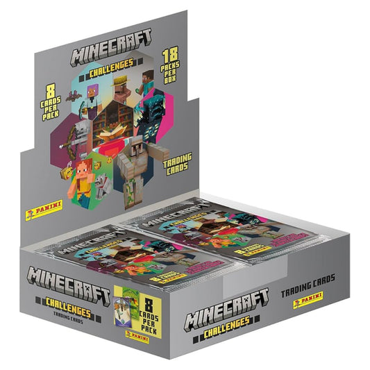 2025 Panini Minecraft Challenges Factory Sealed Booster Box