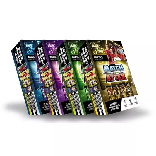 2024-25 Topps Match Attax UEFA Champions League Time To Shine Mega Tin #1-4